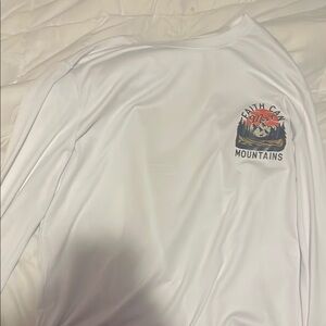 White Long Sleeve Graphic Tee